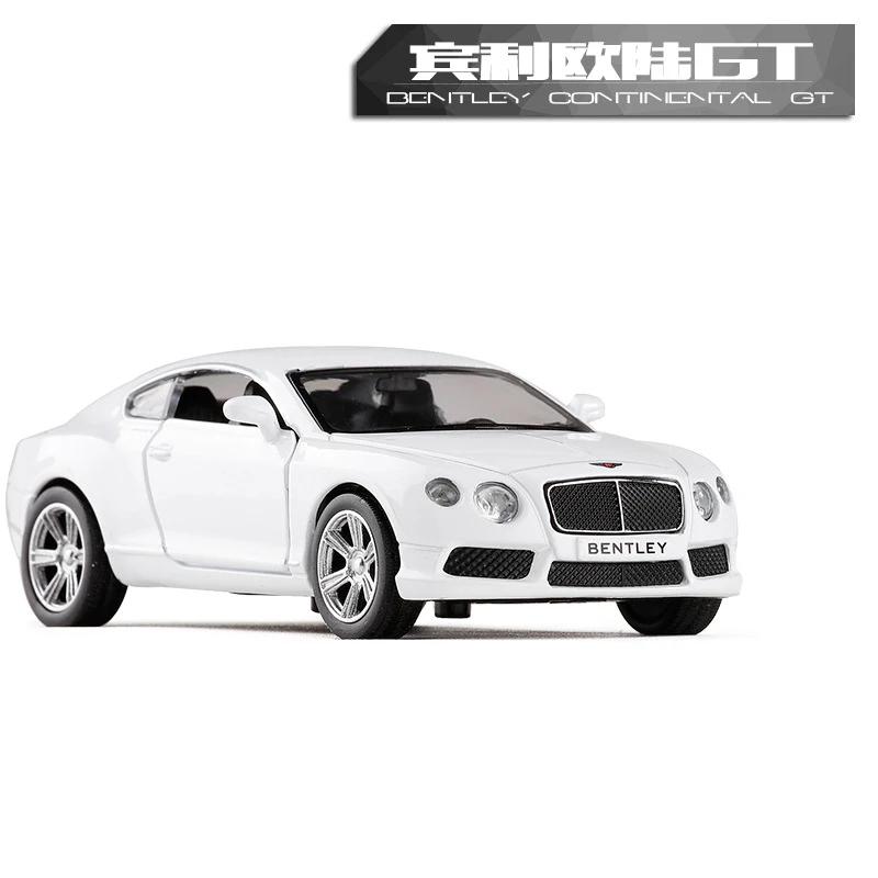 Высокая имитация 1:36 RMZ город игрушка сплав литья под давлением модель Bentley Континентальный GT V8 оттягивающийся автомобиль развивающий металлический подарок для детей