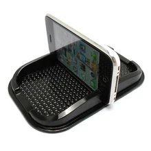 1 шт. креативный дизайн черный автомобильный нескользящий липкий авто мобильный телефон противоскользящая приборная панель коврик держатель