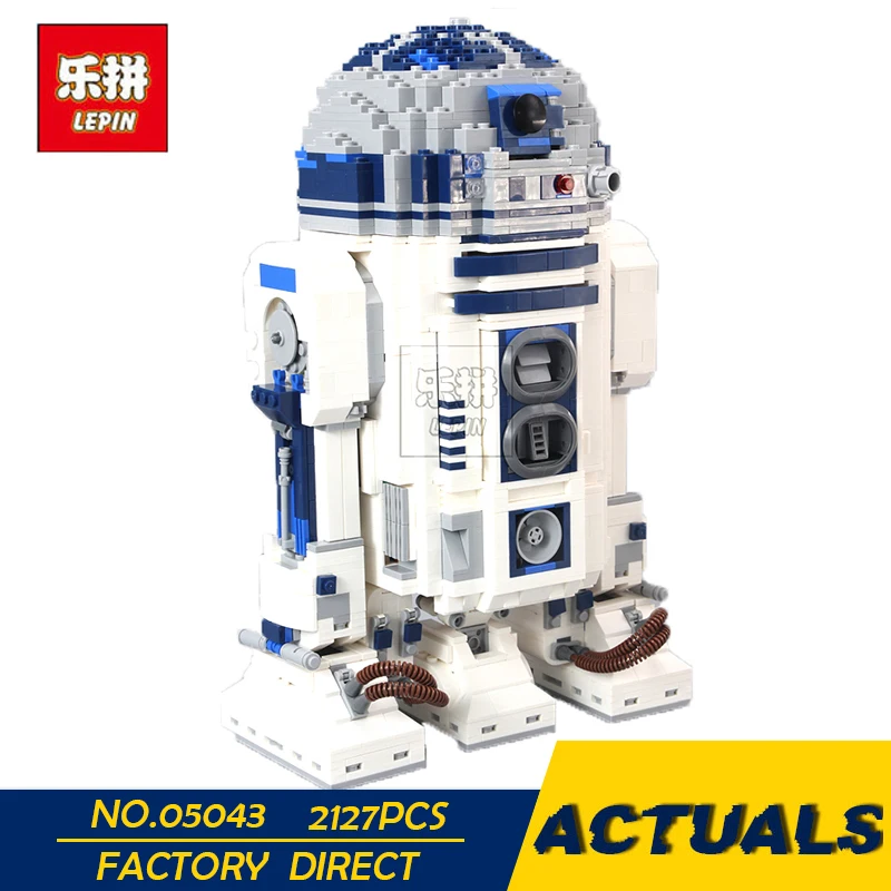 

LEPIN 05043 Genuine Star Series The R2 Robot Set D2 Out of print Building Blocks Bricks Toys 10225 wars birthday christmas gifts