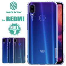 Xiaomi Redmi Note 7 чехол Nillkin TPU 0,6 мм Ультра тонкая силиконовая задняя крышка прозрачный чехол для телефона для Xiaomi Redmi Note 7 Nilkin чехол