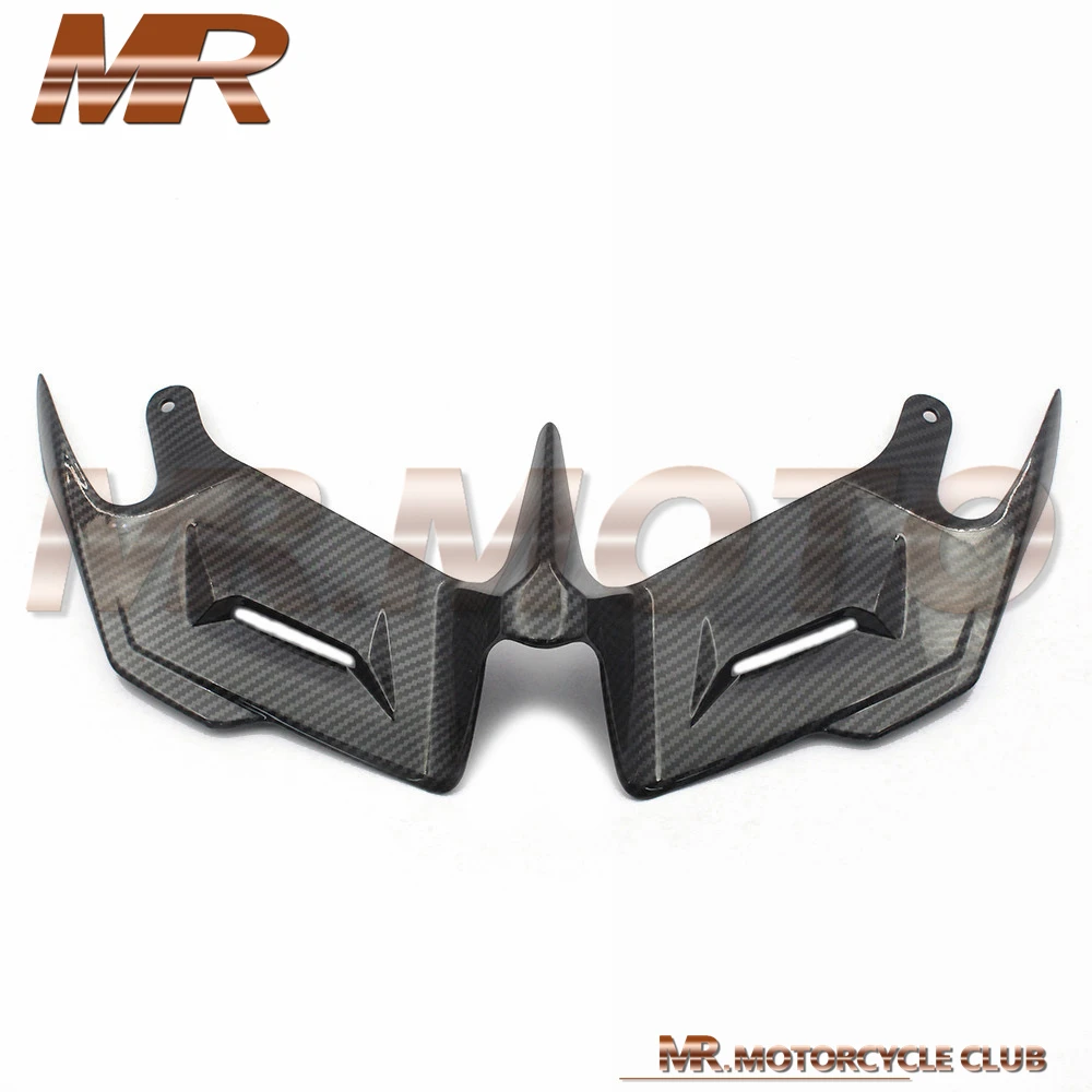 

Motorcycle ABS carbon fiber pattern R3 R25 front fairing pneumatic winglet YZF R3 R25 front wing Shark Air intake wing MR1