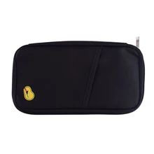 Отделения для паспорта и билетов кошелек застежка на молнии для документов сумка 25*13*2 см