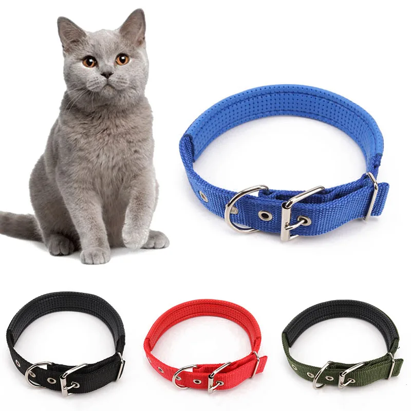 1.5*45Cm Soft Cat Dog Pet Collar Adjustable Kitten Dog Cats Collars Pet