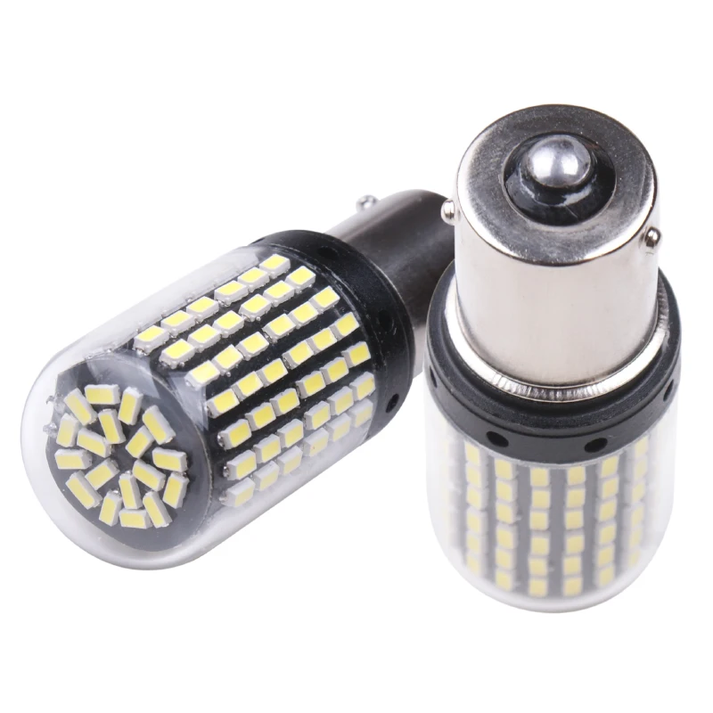 RXZ 2шт Янтарный BAU15S py21w BA15S T20 7440 1156 S25 светодиодный 3014 144 Smd лампы для автомобильных