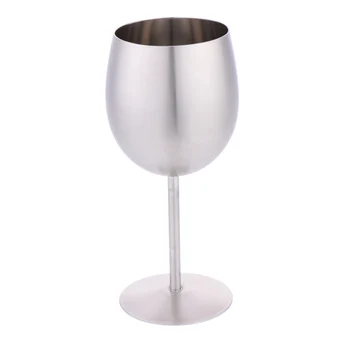 

1pcs Europe Style Stainless Steel Goblet Great Capacity Cup Champagne Creative Home Drinking Ware Glass
