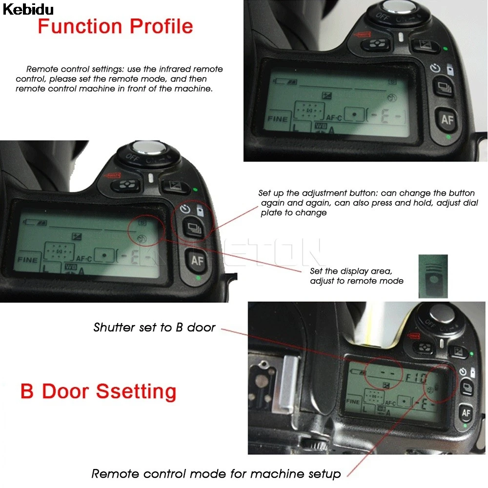 Kebidu ML-L3 инфракрасный Беспроводной дистанционного Управление спуском фотографического затвора для Nikon D5200 D3200 D7100 D90 D7200 D610 D7000 D80 D90