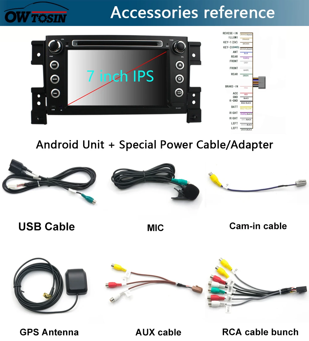 Perfect 7"IPS 1920*1080 8Core 4GB RAM+64GB ROM Android 9.0 Car DVD Player For Suzuki Grand Vitara 2005-2013 DSP Radio GPS Parrot BT Adas 13 Perfect 7"IPS 1920*1080 8Core 4GB RAM+64GB ROM Android 9.0 Car DVD Player For Suzuki Grand Vitara 2005-2013 DSP Radio GPS Parrot BT Adas 13