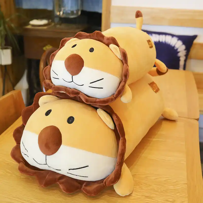 lion plush pillow
