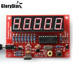 Кристалл частота генератора счетчик DIY частота комплект частотомера Tester5 цифр разрешение цифровой