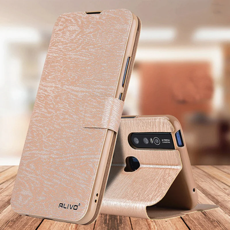 Чехол для VIVO V15 Pro откидной из искусственной кожи в 15 роскошный чехол бумажник