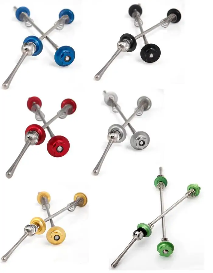 

Titanium Anti Theft Ultra light QR/Quick Release skewers-36g/Pair-Bolt on