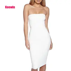 Keewin 2019 Для женщин сексуальное Платье росы мешок хип сплошной цвет платья Платье женское ropa de verano para mujer