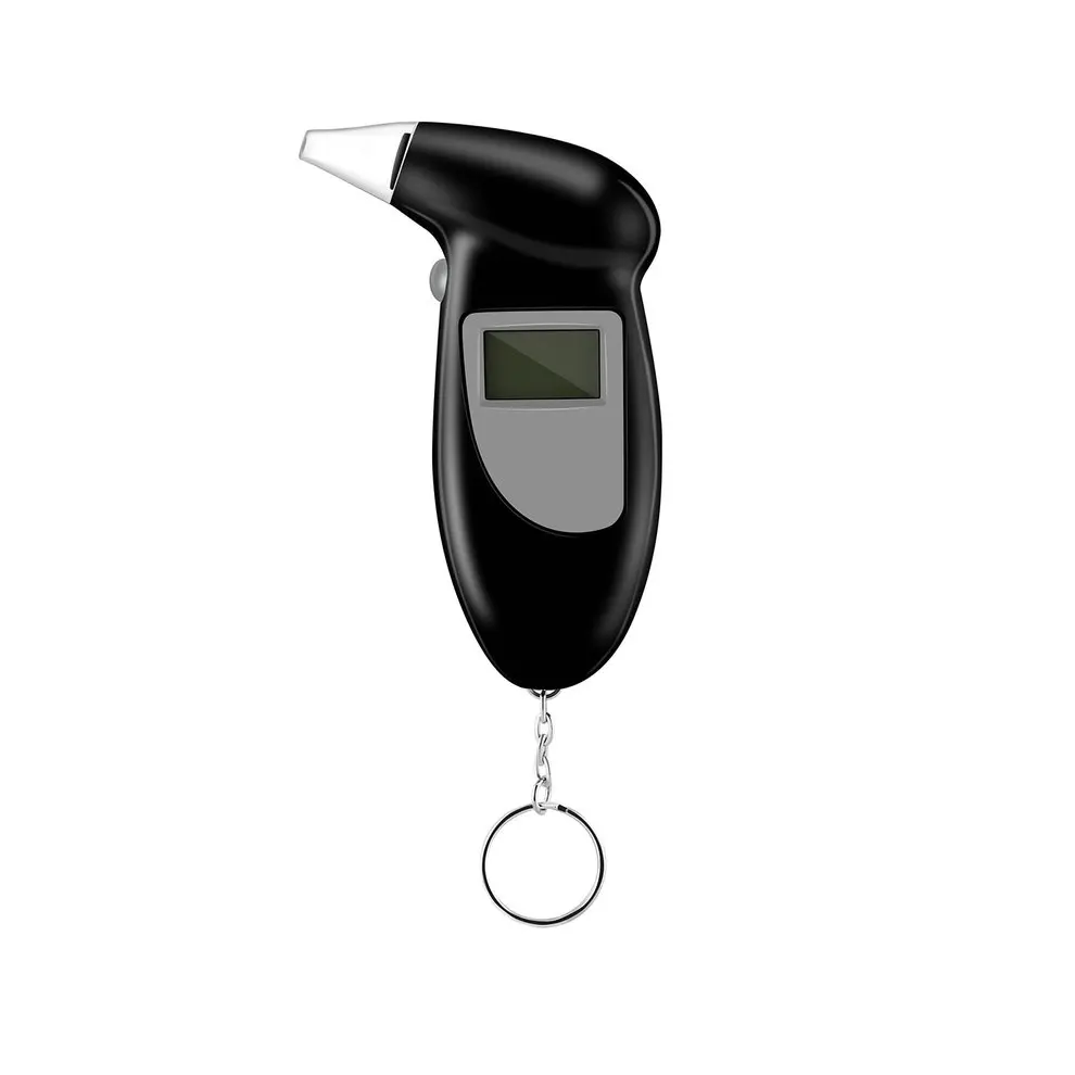 Цифровой тестер на алкоголь, дыхательный тестер, анализатор, детектор, тестовый брелок, устройство для алкотестер, ЖК-дисплей