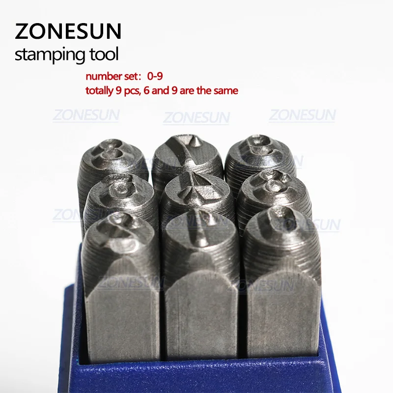 ZONESUN 9 шт. антикварные оловянные цифры из углеродистой стали прямоугольный