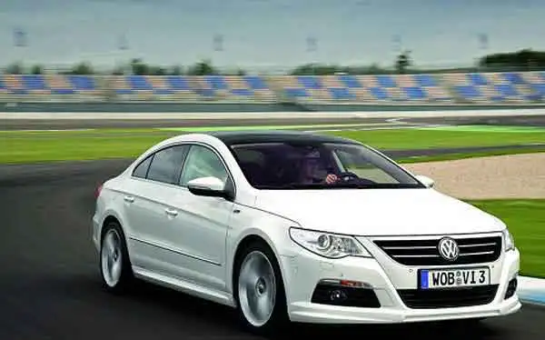 R-line Style front lip spoiler PU fit for VW Passat CC 2009-2012