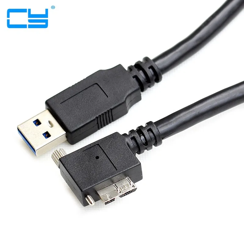 5 м микро usb 3 0 угловой com furos para parafusos fixos linhas de interface usb3.0 | Компьютеры и офис