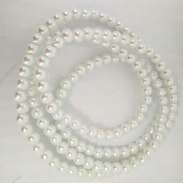 doll accessories glass pearls 6mm