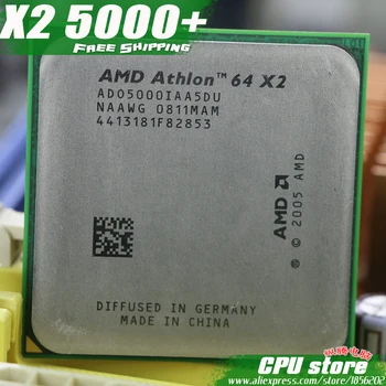 AMD Athlon 64 X2 5000+ CPU Processor (2.6Ghz/ 1M /1000GHz) Socket am2 (working 100% Free Shipping) 940 pin ,sell X2 5200+ 4800+