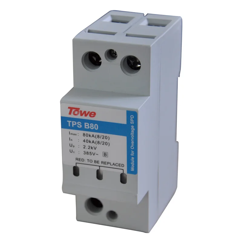 TOWE AP B80 Unipolar high energy surge protector Imax80KA(8/20) Up 2