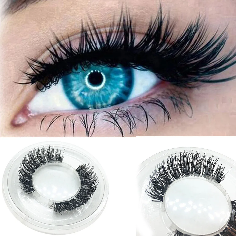 

Magnetic Eyelashes Extension 1 Pair 3D Magnetic False Eyelashes Magnetic Lashes Reusable False Magnet Faux Cils Magnetique #F