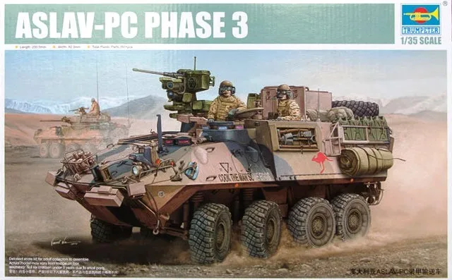 

Trumpet 05535 1:35 Australian ASLAV-PC Armored Vehicle Assembly Model Building Kits Toy