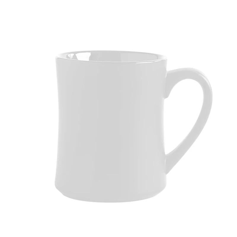 Unibird скандинавском стиле, одноцветная керамическая кружка для кофе, молока с деревянной крышкой, фарфоровая чашка для завтрака, чая, посуда, контейнер для воды - Цвет: White