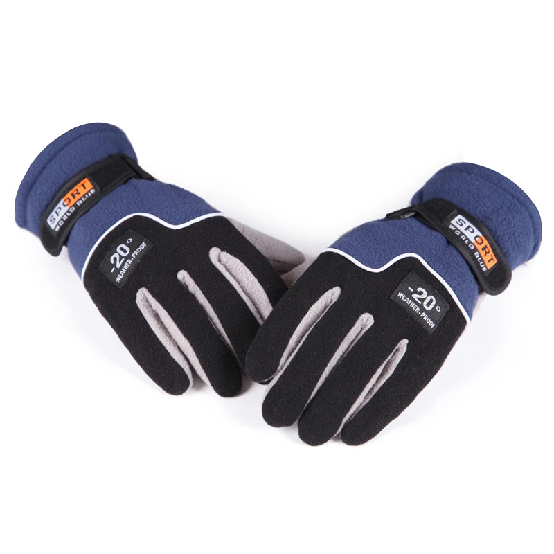 

Winter Cycling Gloves Warm Fleece Thermal Gloves Full Finger Men's Bicycle Motocycle Gloves Ski Snowboard Gloves