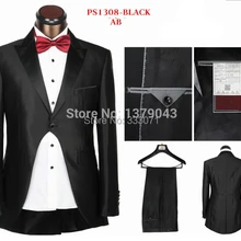 Черные и Серебристые мужские брендовые официальные костюмы, модные вечерние смокинги на одной пуговице, свадебные костюмы жениха, мужские костюмы, пальто+ штаны, S-4XL, новинка