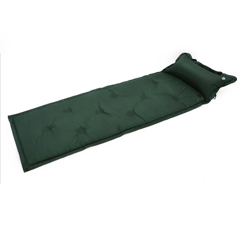 

183 * 57 * 2.5cm Waterproof Automatic Inflatable Self-Inflating Damp Proof Sleeping Pad Tent Air Mat Mattress with Pillow for