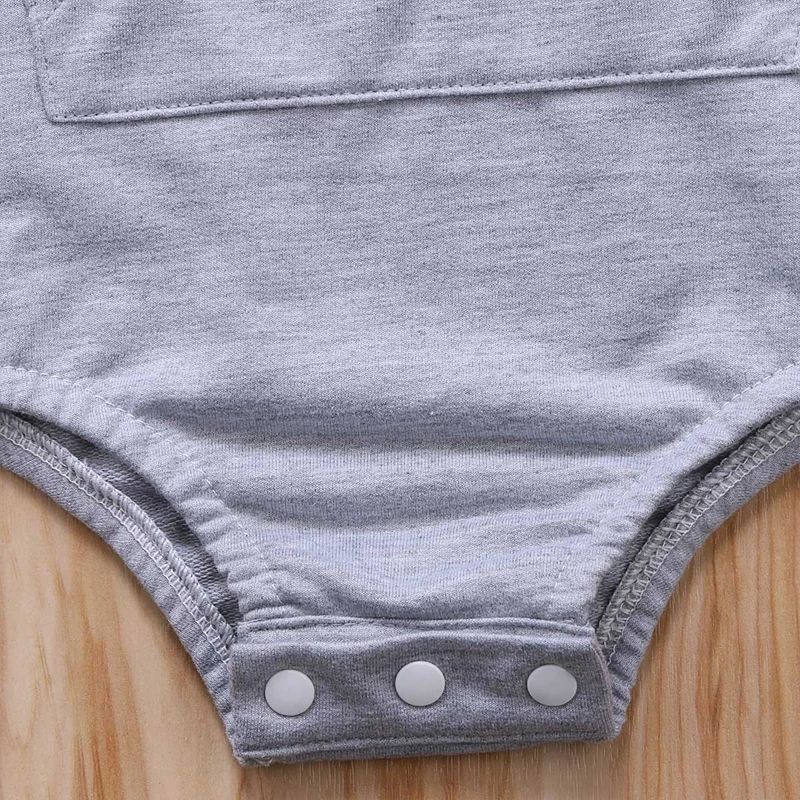 Симпатичные новорожденных одежда для малышей Одежда для мальчиков и девочек с капюшоном с заячьими ушками комбинезон теплая хлопковая одежда