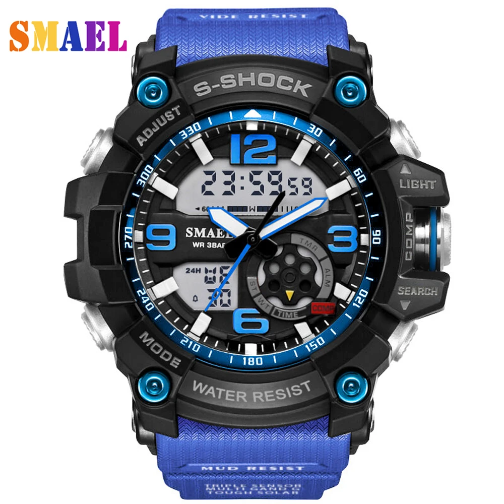 

2019 Men`s Sport G Watch S Waterproof Shock Digital LED Male Military Electronic Army WristWatch relogio masculino montre homme