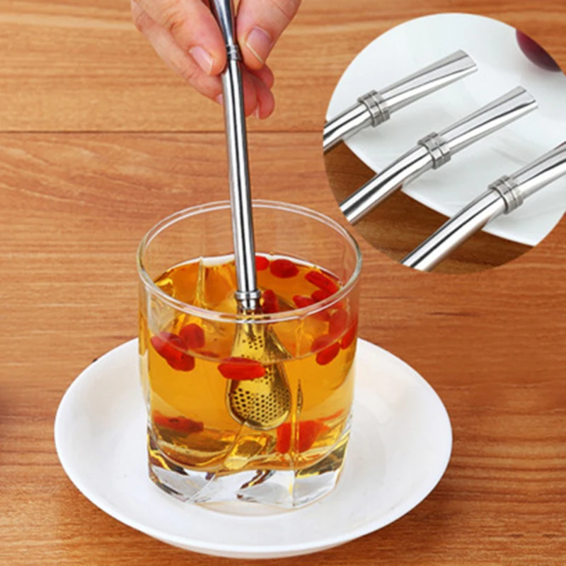 Питьевой соломенный Чайный фильтр Yerba Mate Tea Bombilla соломинки из нержавеющей стали