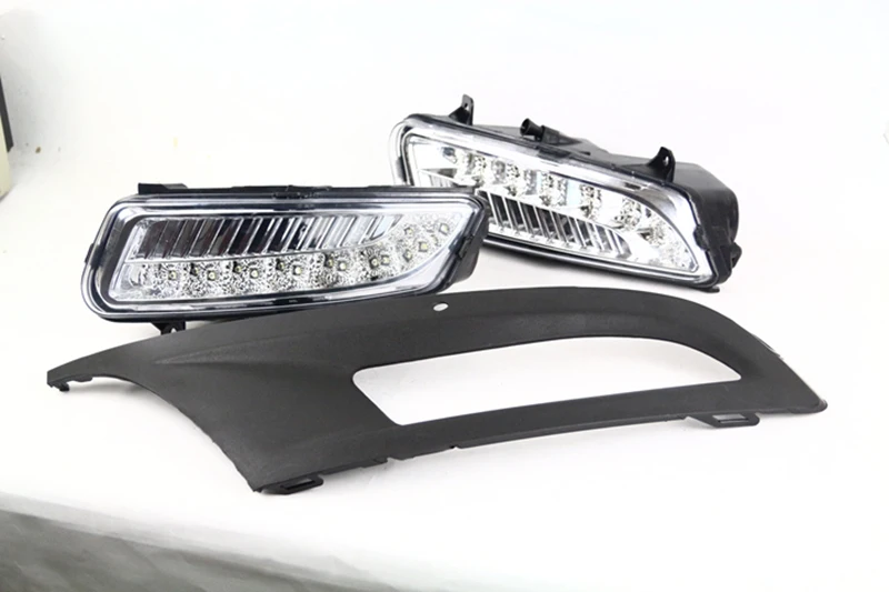 Car Flashing 1Set DRL For Volkswagen VW Polo 2011 2012 2013 LED DRL