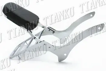 

Chrome Motorcycle Backrest Sissy Bar Luggage Rack For Lifan V16 LF250-D