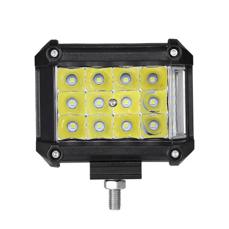 Oslamp 3-Row 4inch 57W LED Work Lights Offroad Led Bar Light Trucks Boat ATV 4x4 4WD 12v 24v Spot Flood Driving Lamp Headlight