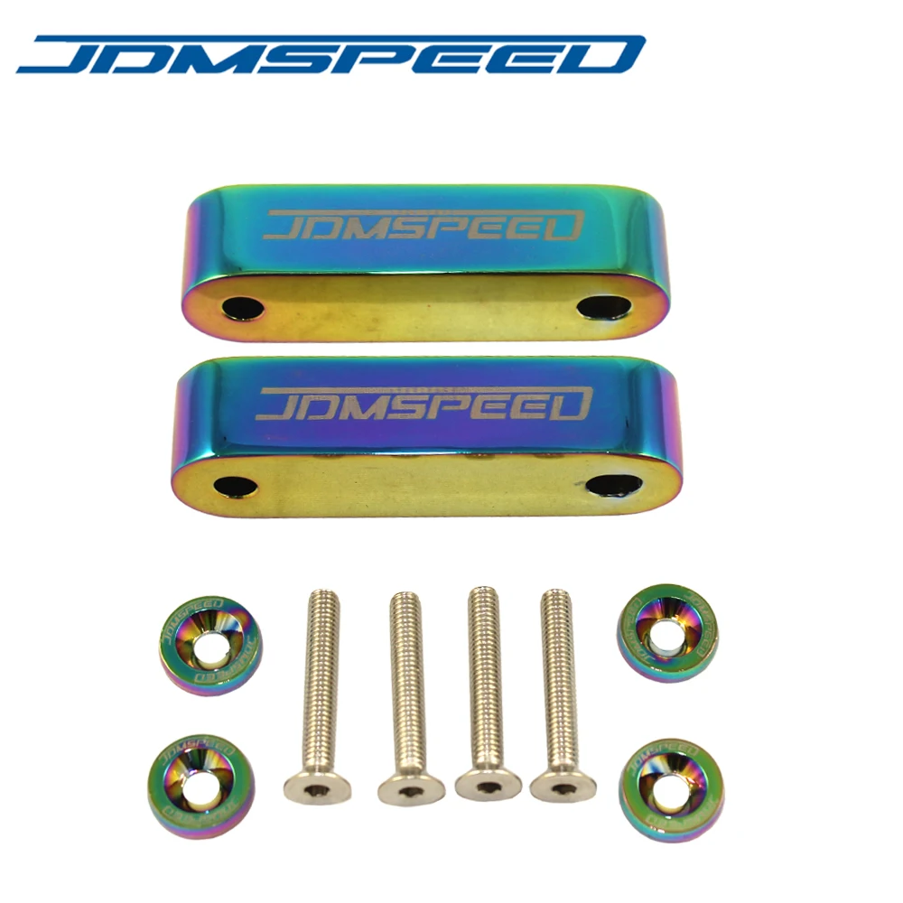 Neo хром jdmspeed Hood Spacer набор стоек для Honda Civic CRX 1988-2000 Acura Integra 1990-2001