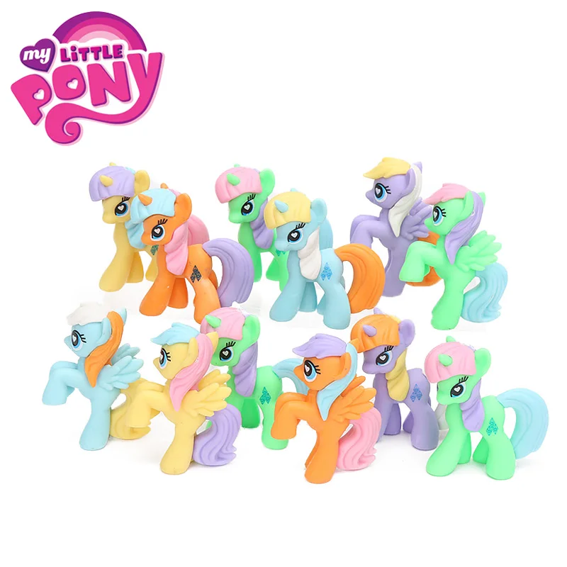 Экшн-фигурки пони из ПВХ игрушки My Little Pony 5 см 12 шт. | Игрушки и хобби