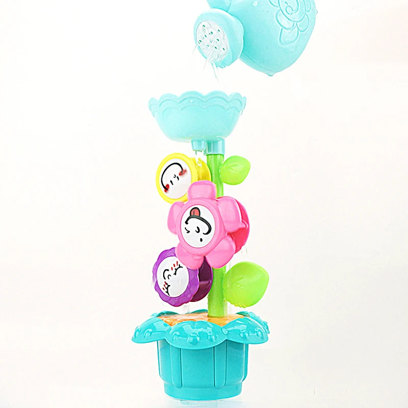 Kids Baby Shower Bath toys Cute flower Waterwheel Toys Baby Faucet Bathing Water Spraying Tool Wheel Type Dabbling Toy No box Kids Baby Shower Bath toys Cute flower Waterwheel Toys Baby Faucet Bathing Water Spraying Tool Wheel Type Dabbling Toy No box