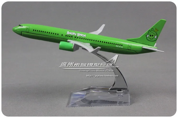 Абсолютно новые 1/250 масштабные игрушечные модели самолетов С Рисунком Птиц Boeing B737-800 16 см длина литой металлический самолет модель игрушки для подарка