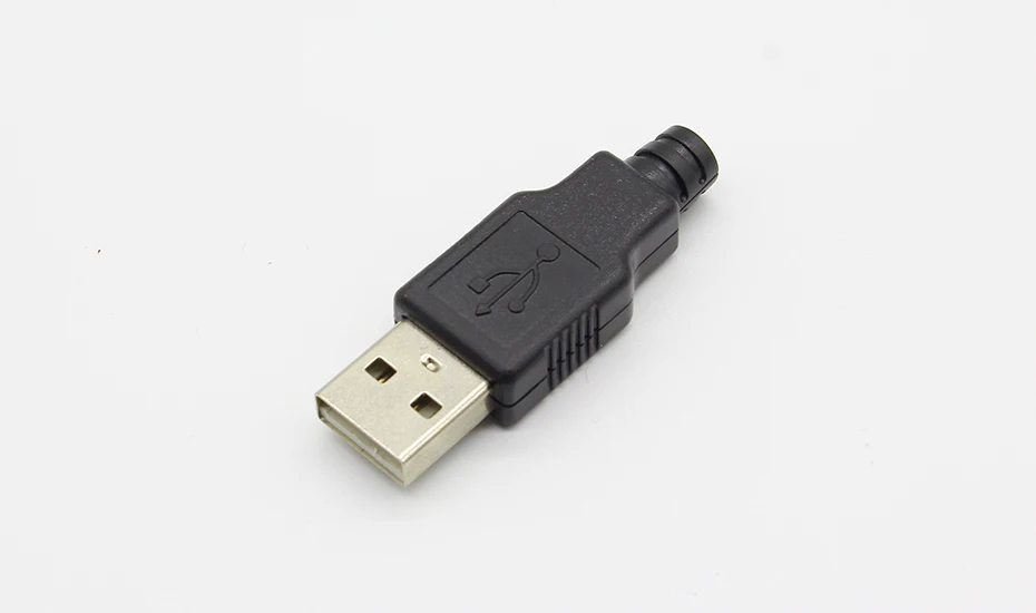 IMC/Лидер продаж; Новинка; 10 шт. Тип A входящий штекер USB 4 Pin разъем с черной Пластик крышка