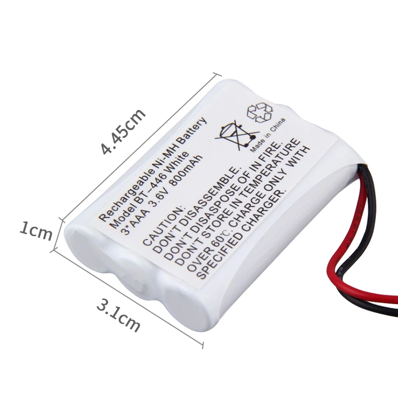 PALO 3,6 V 800mAh AAA NiMH беспроводная аккумуляторная батарея для телефона BT-446 сменный блок BP 446 BT-1005 ER-P512