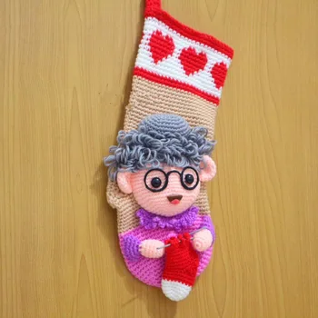 

Crochet handmade Festival socks grandma style model number SC0027