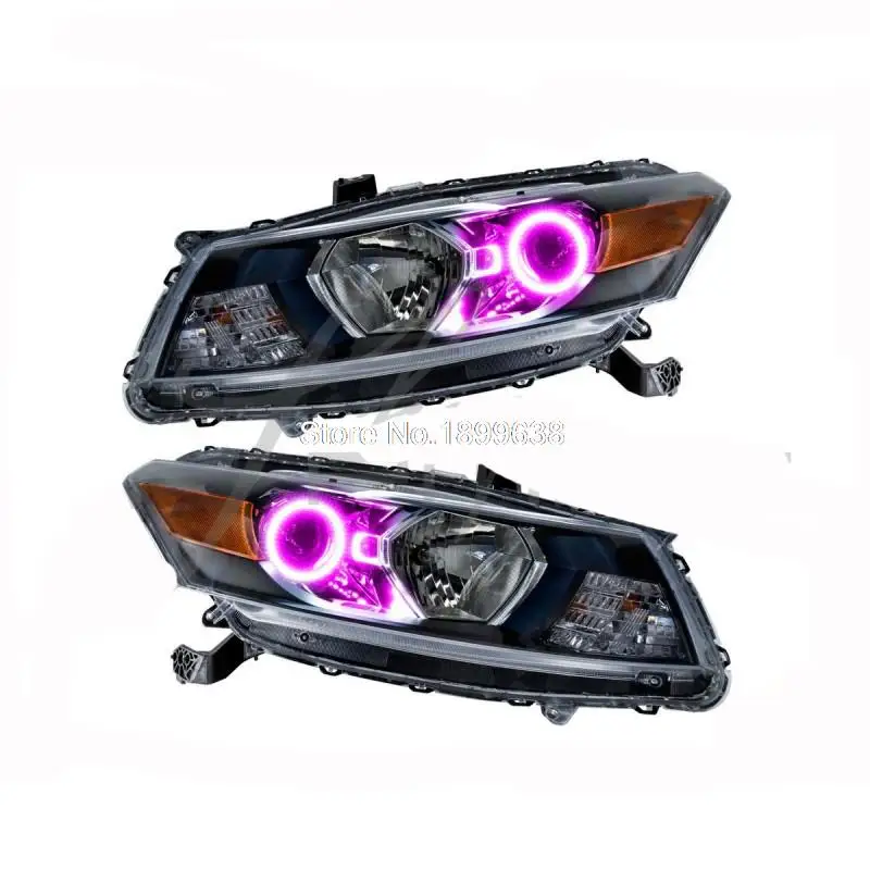 Для Honda Accord Coupe 2008-2010 синий светодиодный фонарь Halo Angel Demon Eyes Kit RGB светодиодный angel eyes