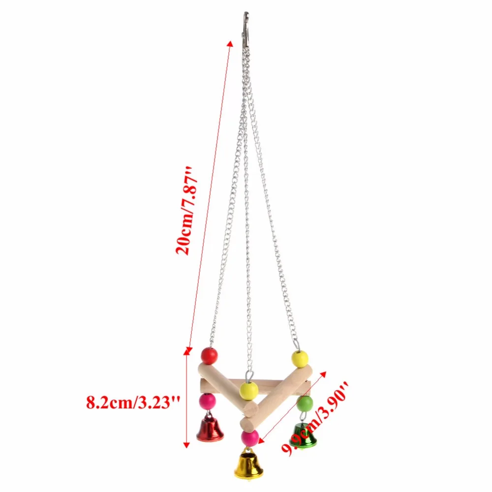 Деревянные гамаки для попугая, попугая, попугайчика, качели, подвесные игрушки