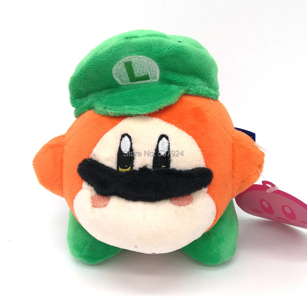 Kirby Waddle Dee with Mario Luigi Hat-5inch-45+60g-13-F