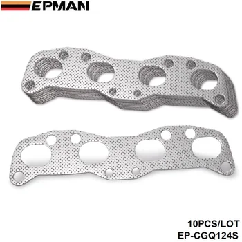 

10PCS/LOT For NISSAN SILVIA 180SX 200SX CA18 CA18DET Aluminum Graphite Exhaust Manifold Header Gasket EP-CGQ124S
