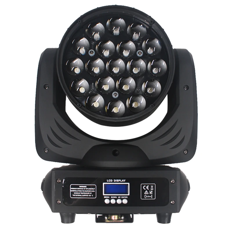 Новый 19x15 Вт DMX512 подвижный головной светильник светодиодный RGBW 4в1