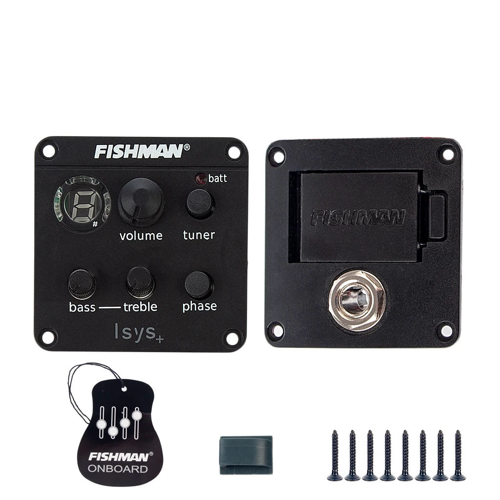 NAOMI Fishman ISYS+ EQ Акустическая гитара pick-Up клип на звуковое отверстие pick Up встроенные предусилители EQ тюнер