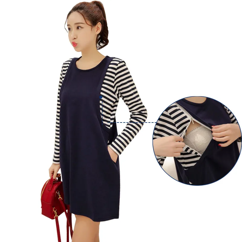 black and white striped tshirt dress