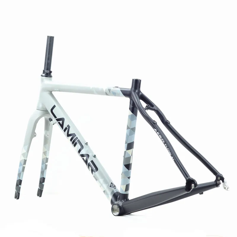 Best LAMINAR Aluminum alloy highway frame Carbon fiber fork Breaking the Wind Quickly Disassemble Edition Containing brake 2